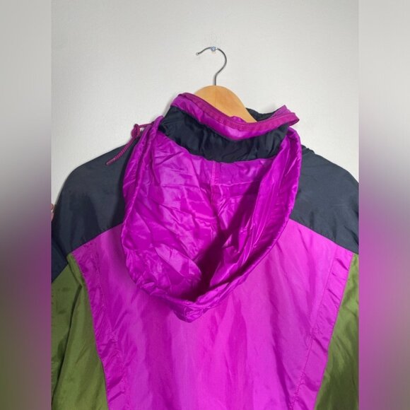 Vintage Nike 1980’s Colourblock Windbreaker with Hood - Picture 7 of 9